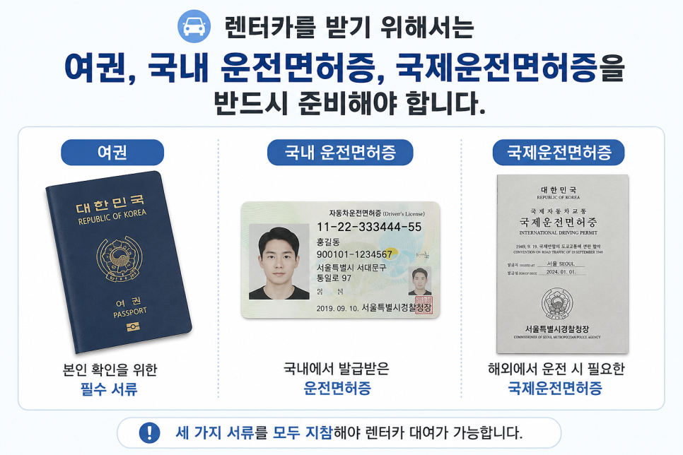 대마도 운전에 필요한 국제운전면허증