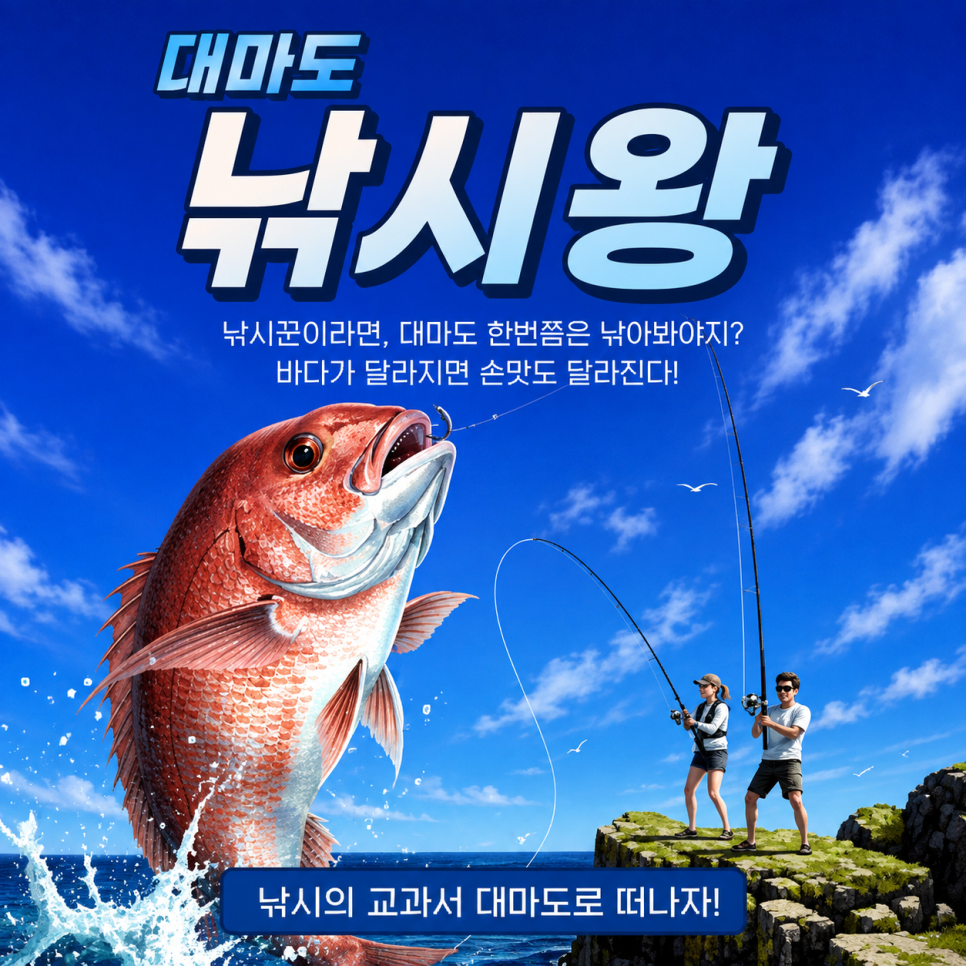 대마도 낚시 여행에 필요한 준비 항목