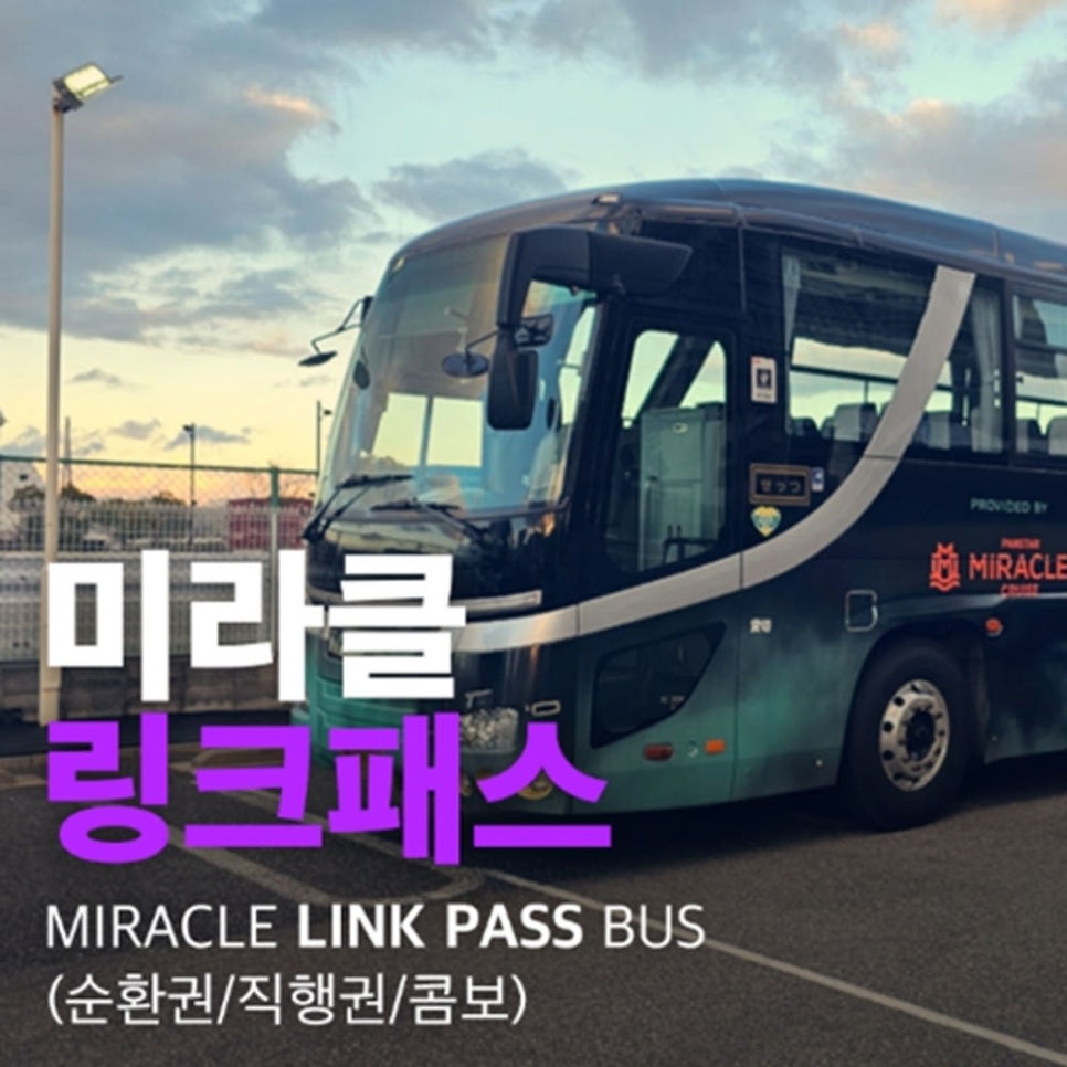 렌터카 대신 이용할 수 있는 미라클 링크패스 버스