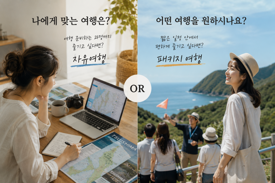 여행 목적에 따라 선택하는 대마도 여행 방식
